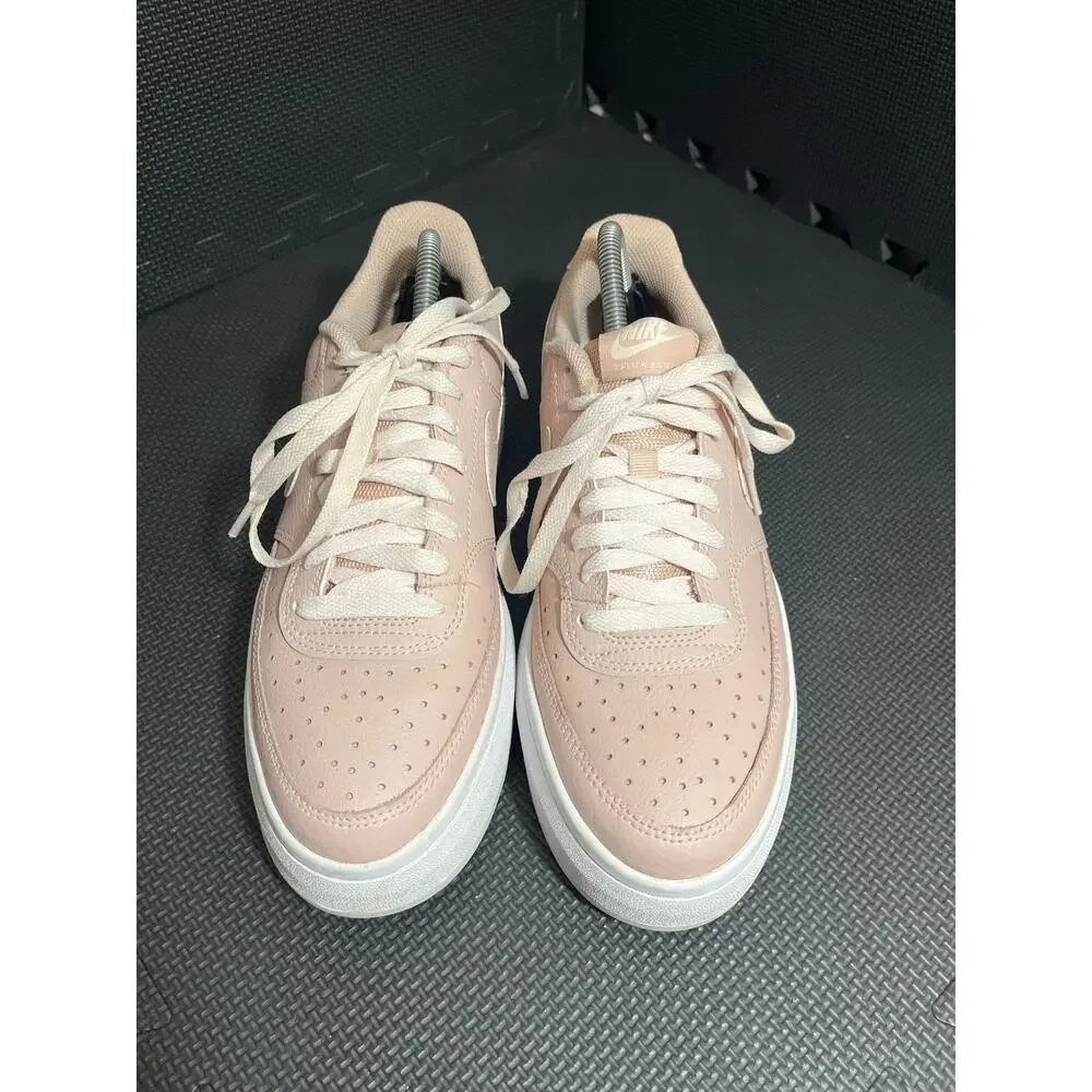 Nike Women Court‎ Vision Alta Platform Shoe Size 11 Pink Oxford DM0113-600